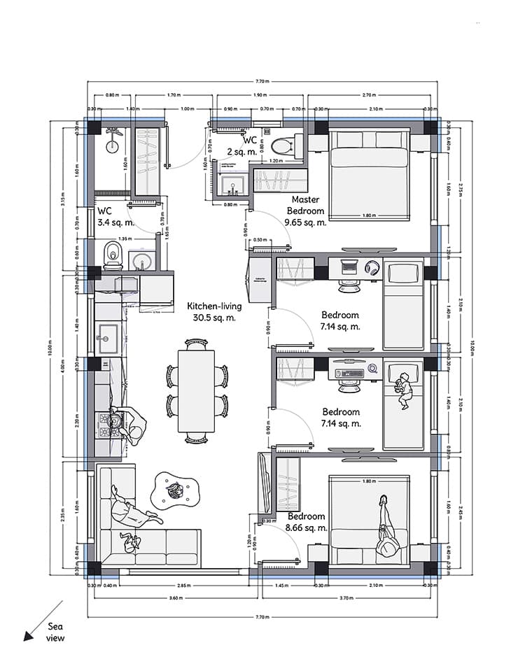 Пример планировки из нашей практики | Quality Homes Journal